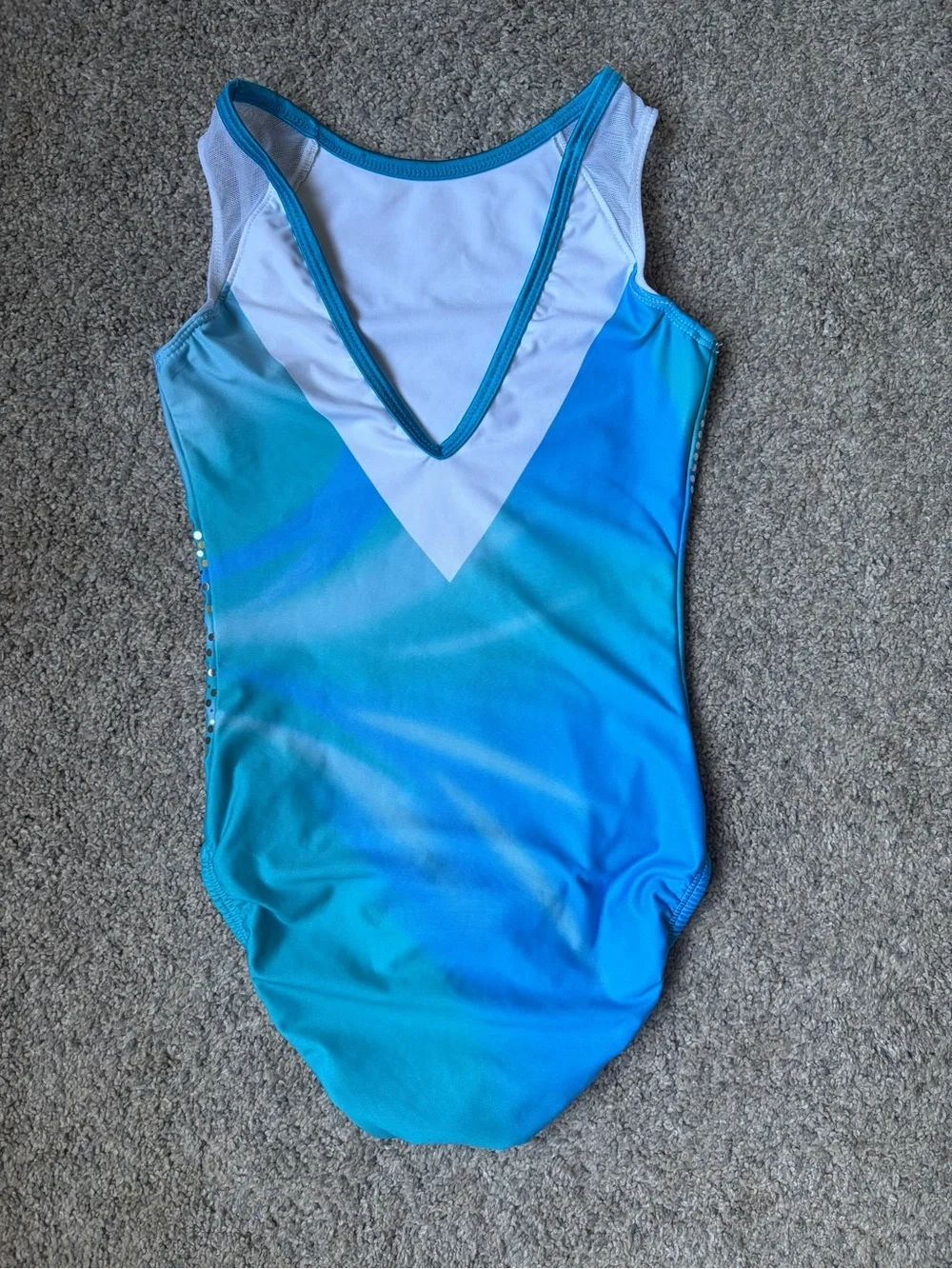 Chalk Warrior Coastal Radiance AXS Ozone Gymnastics Leotard